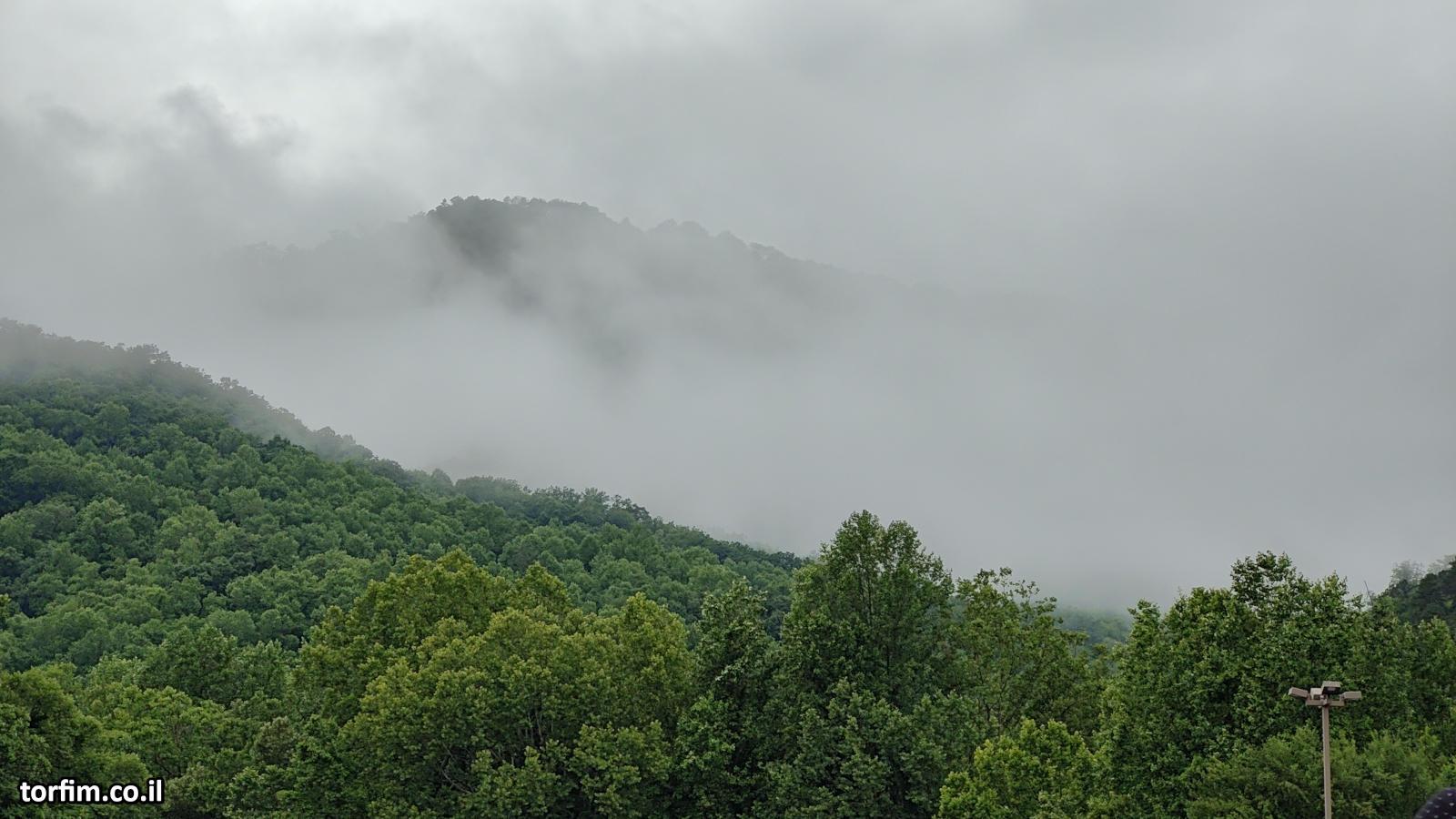 הנוף בהרי הסמוקי Smokey Mountains